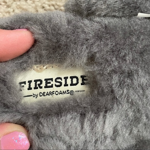 Fireside by Dearfoams Auburn Genuine Shearling Slipper-SZ 9 - Picture 7 of 16